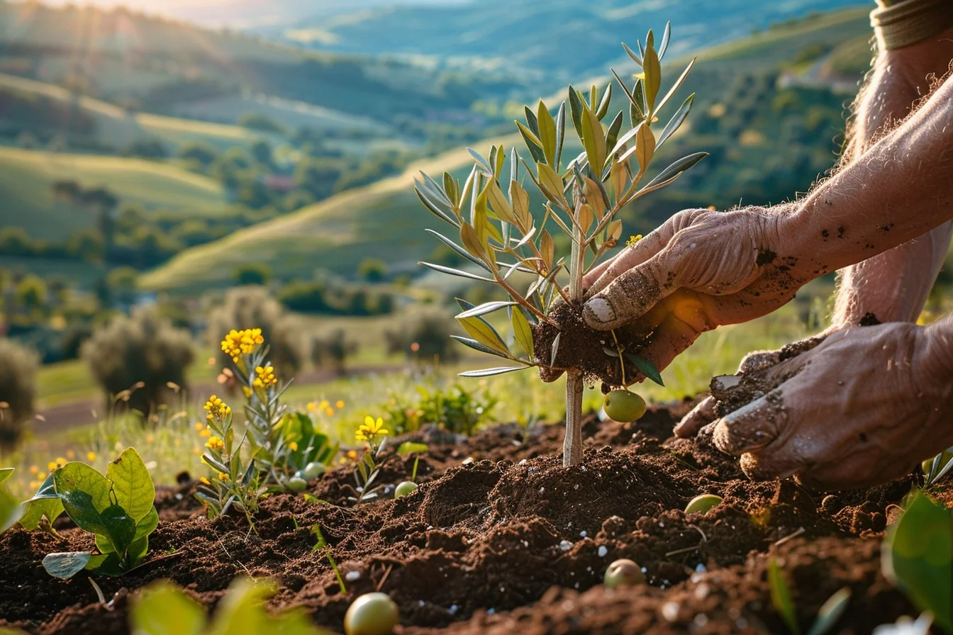 Planter son olivier en terre argileuse